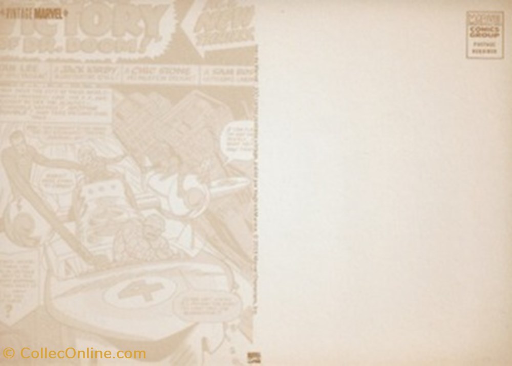 Marvel 2 cartes postales bande dessinee marvel