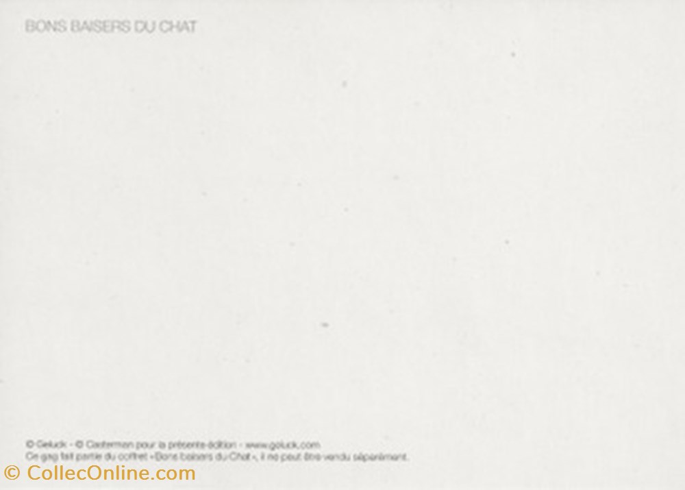 cartes postales bande dessinee le chat