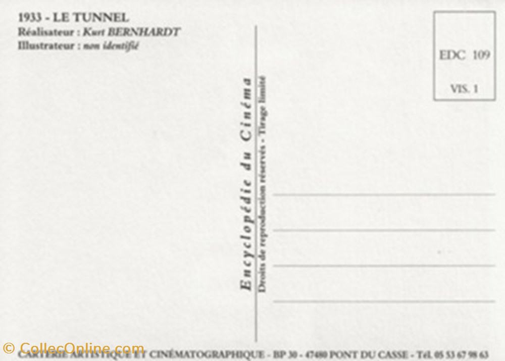 Tunnel cartes postales autres tunnel