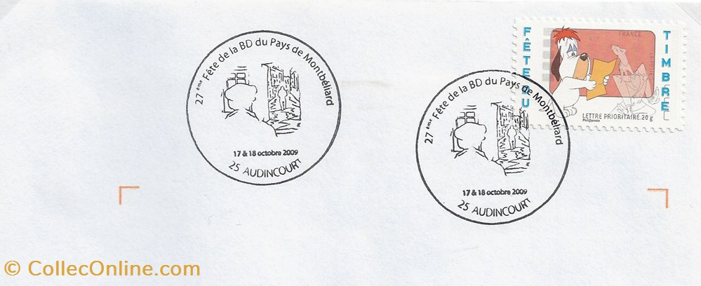 timbres audincourt 25 2009 27eme fete de la bd du pays de montbeliard