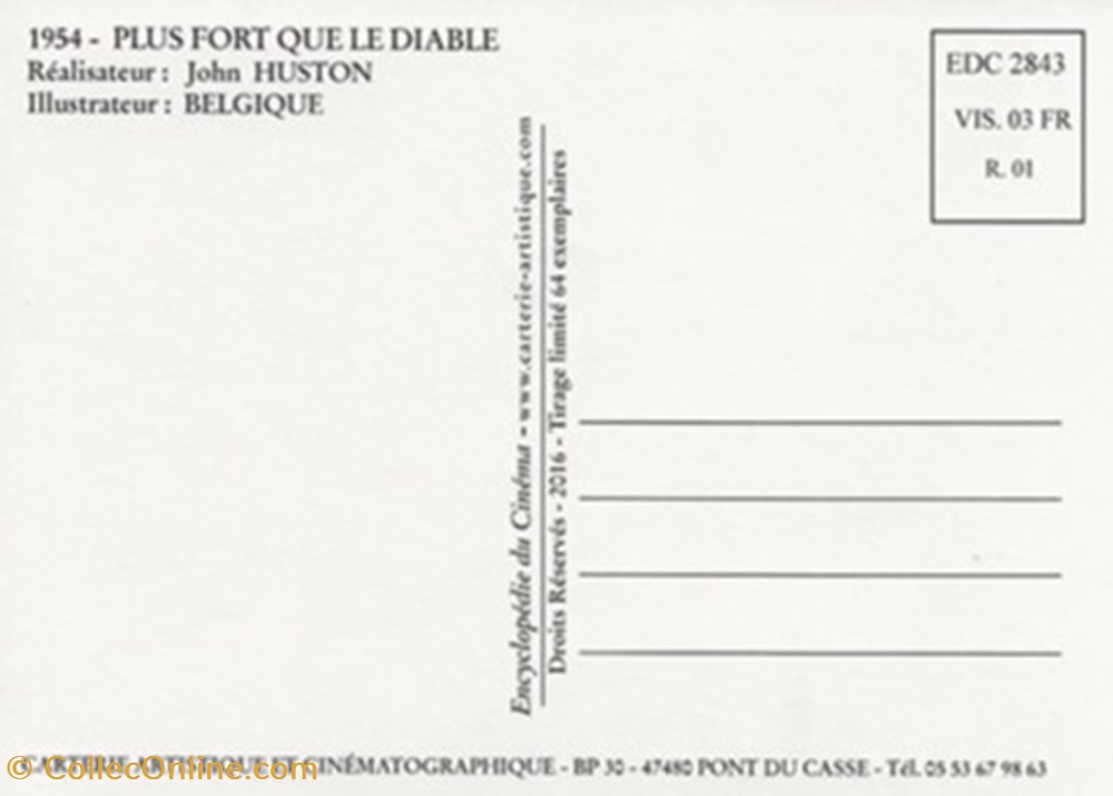 cartes postales autres mort au diable