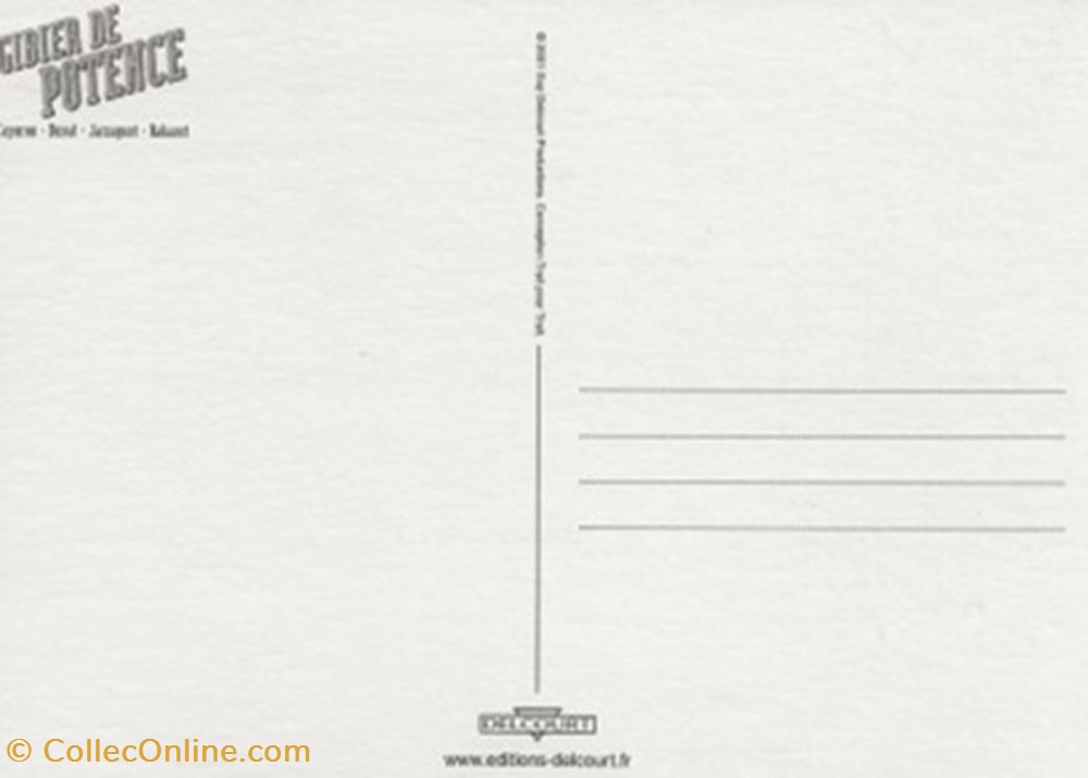 Gibier de Potence cartes postales bande dessinee gibier de potence