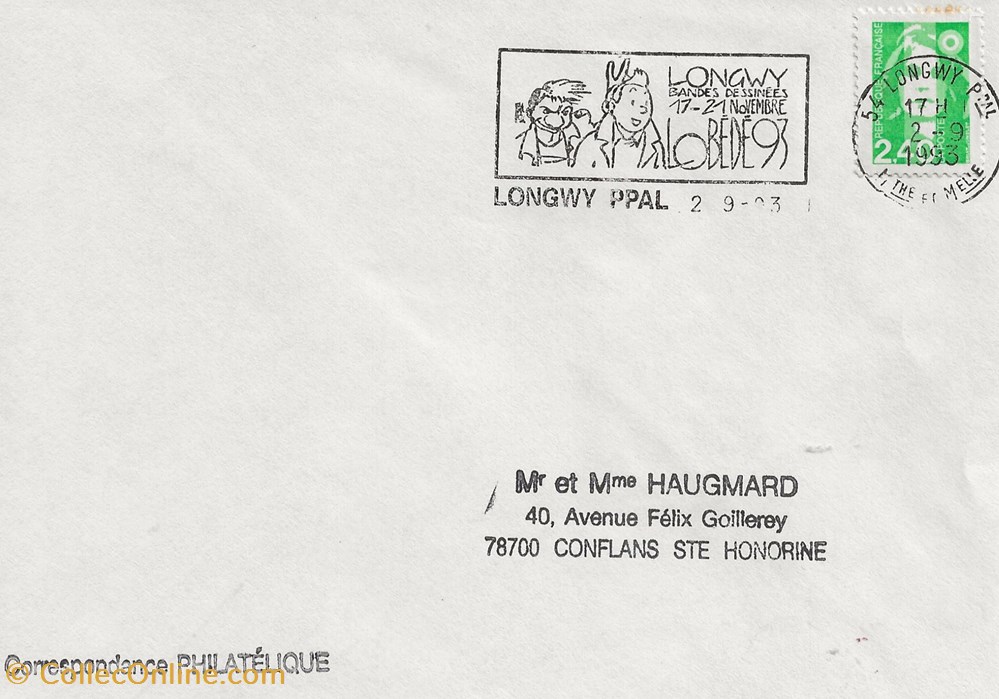 Longwy (54) 1993 Bande dessinée - Lobédé 93 timbres longwy 54 1993 bande dessinee lobede 93
