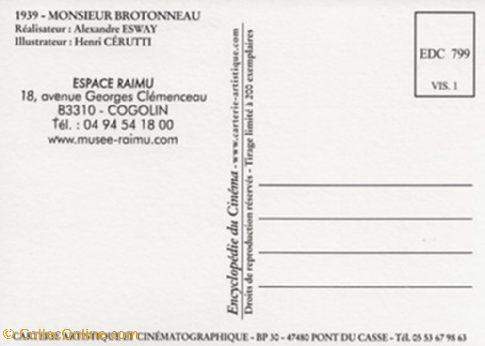 cartes postales autres monsieur brotonneau