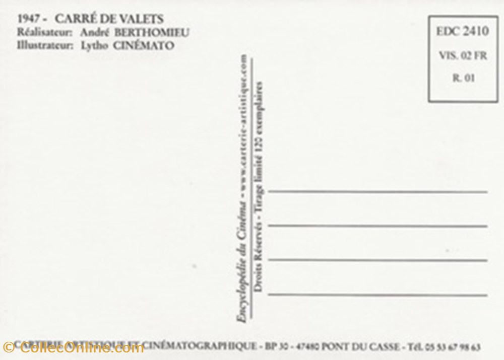 Carré de valets cartes postales autres carre de valets