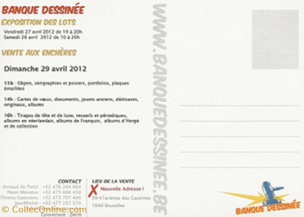 Banque Dessinée 24 cartes postales bande banque dessinee 24