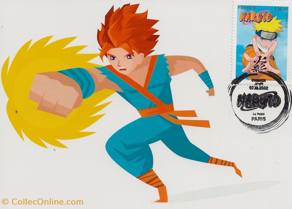 Paris (75) 2022 Naruto timbres paris 75 2022 naruto