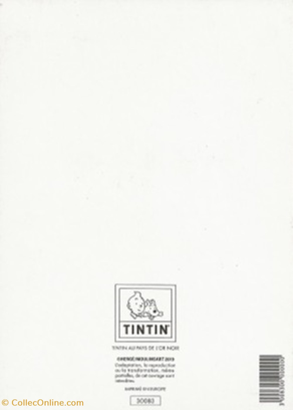 Tintin cartes postales bande dessinee tintin