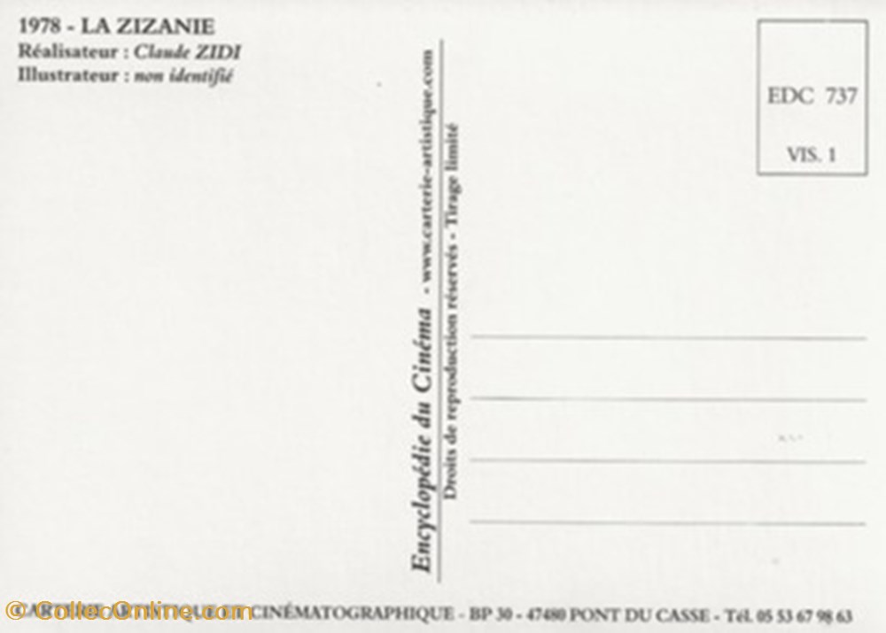 La zizanie cartes postales autres la zizanie
