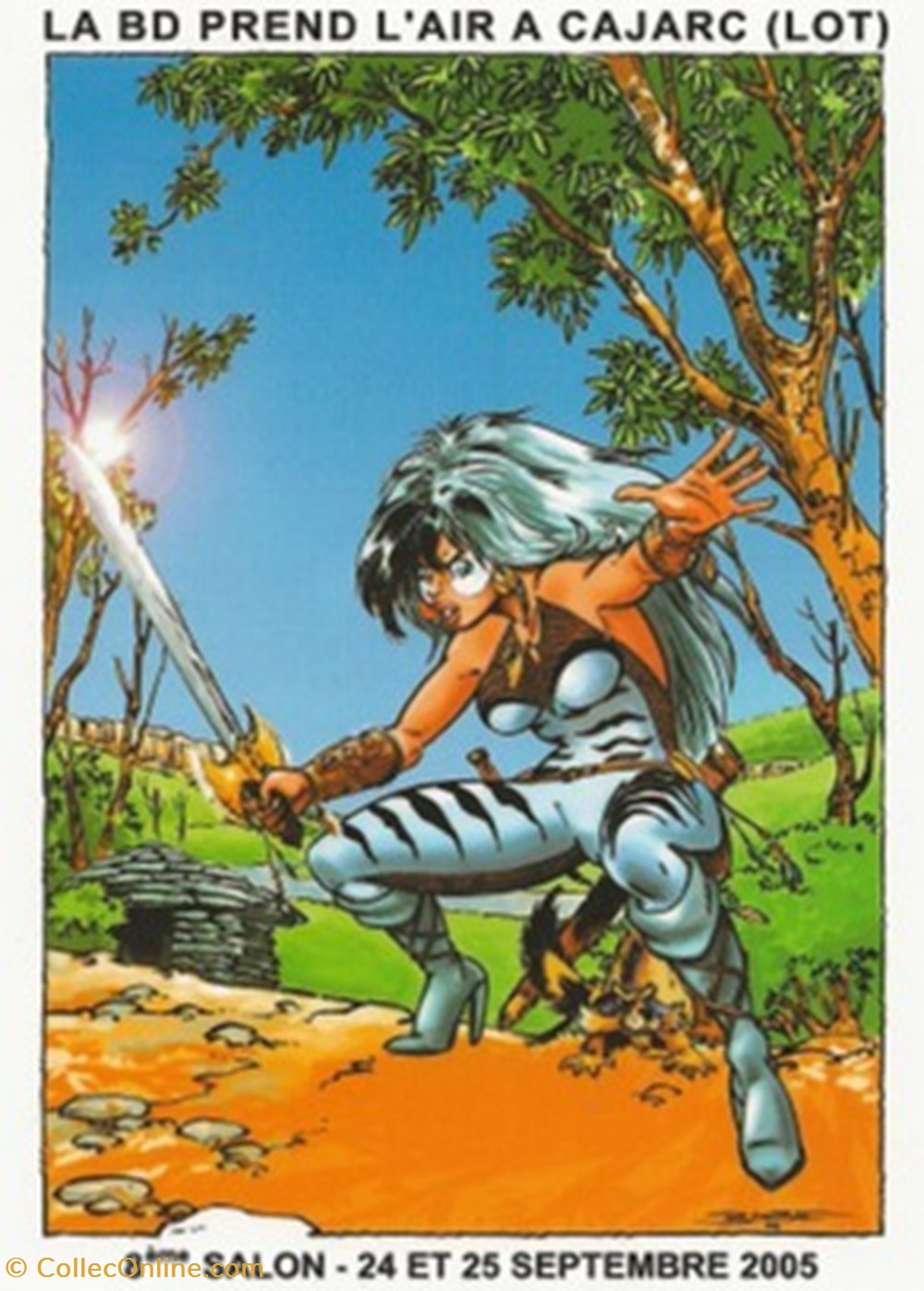 cartes postales bande dessinee cajarc 46 2005