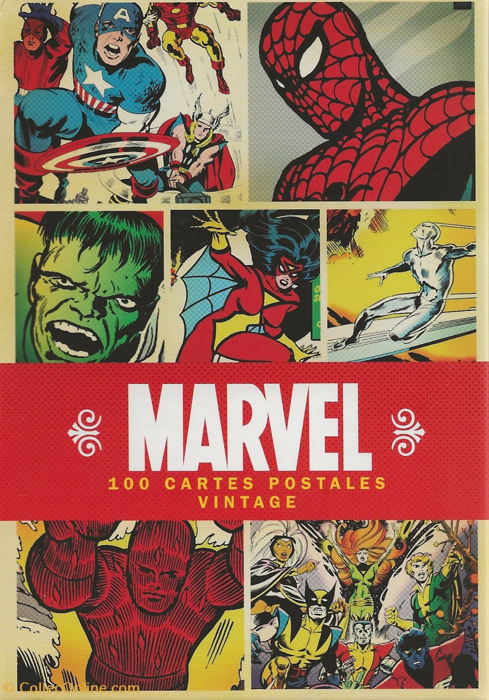 Marvel 3 cartes postales bande dessinee marvel
