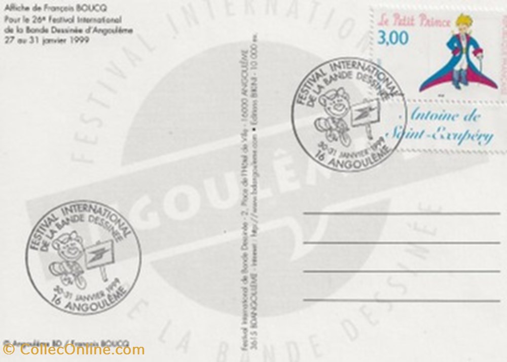 timbres angouleme 16 1999 festival international de la bande dessinee