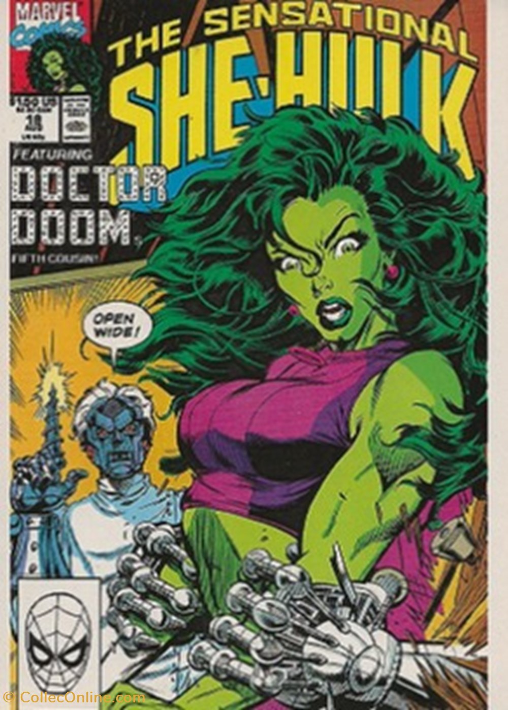 cartes postales bande dessinee marvel