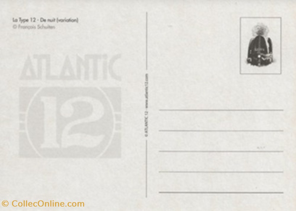cartes postales bande dessinee francois schuiten