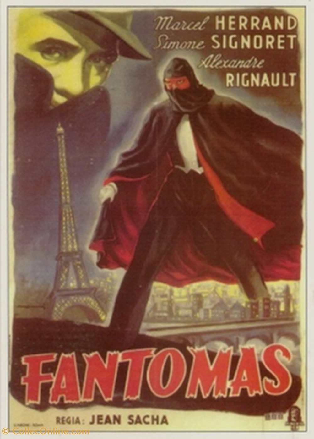 Fantômas cartes postales autres fantomas