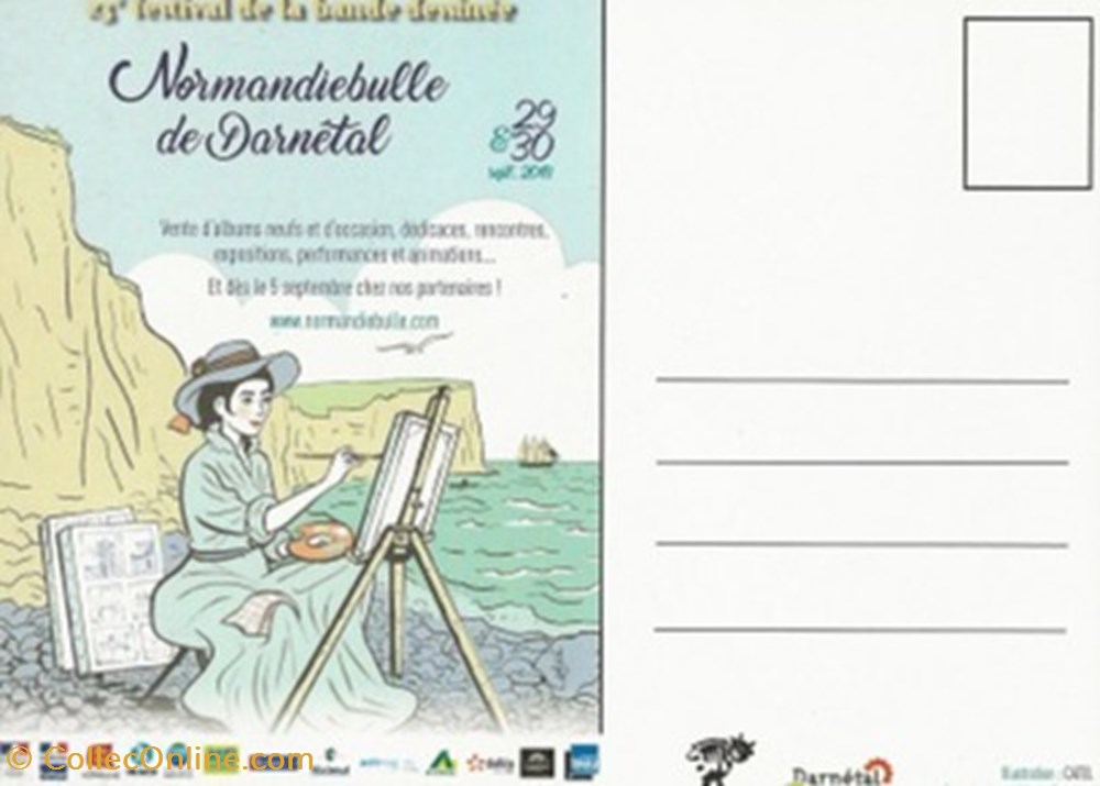 cartes postales bande dessinee darnetal 76 2018