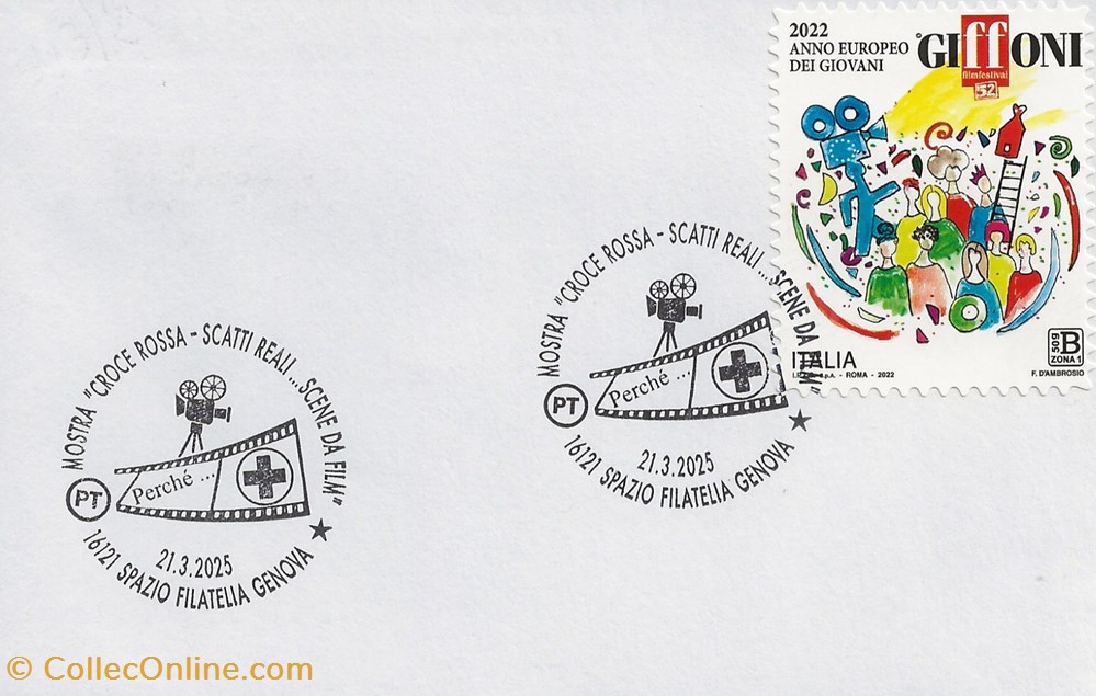 Genova (Italie) 2025 Mostra "Croce Rossa" timbres genova italie 2025 mostra croce rossa