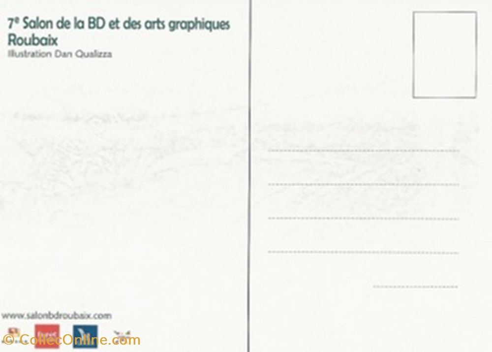 Roubaix (59) 2012 cartes postales bande dessinee roubaix 59 2012