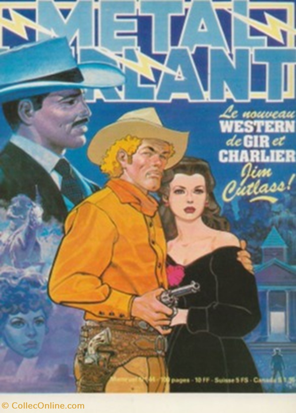 Jim Cutlass cartes postales bande dessinee jim cutlass