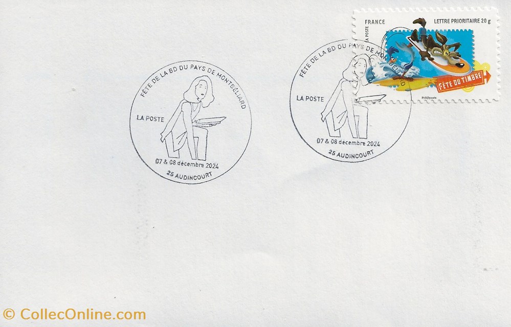 Audincourt (25) 2024 Fête de la BD du pays de Montbéliard timbres audincourt 25 2024 fete de la bd du pays de montbeliard