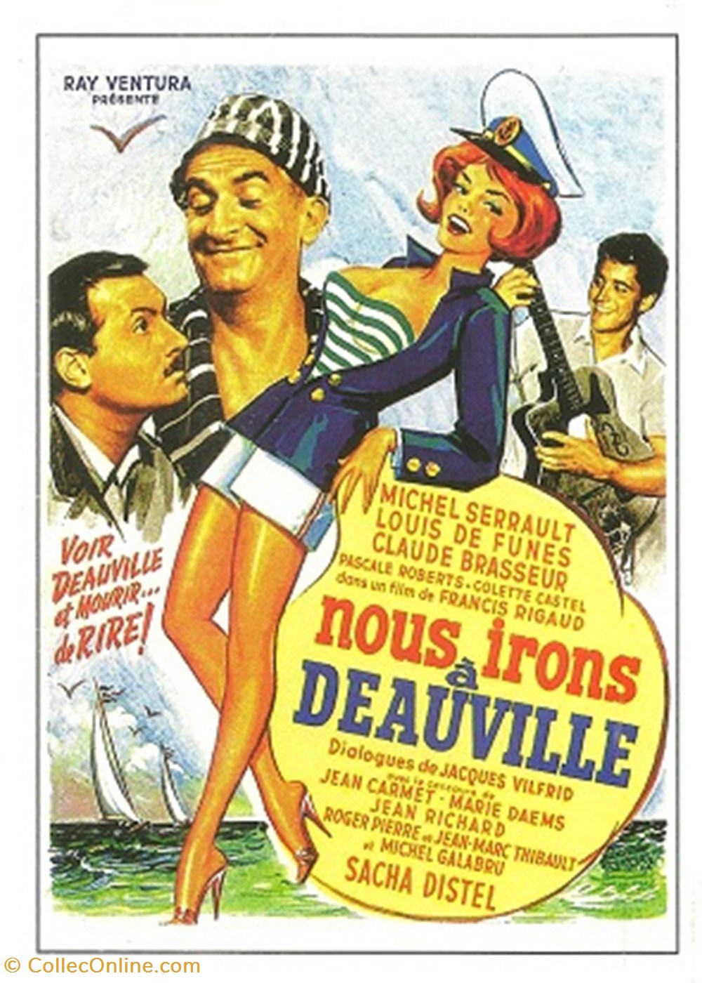cartes postales autres nous irons a deauville