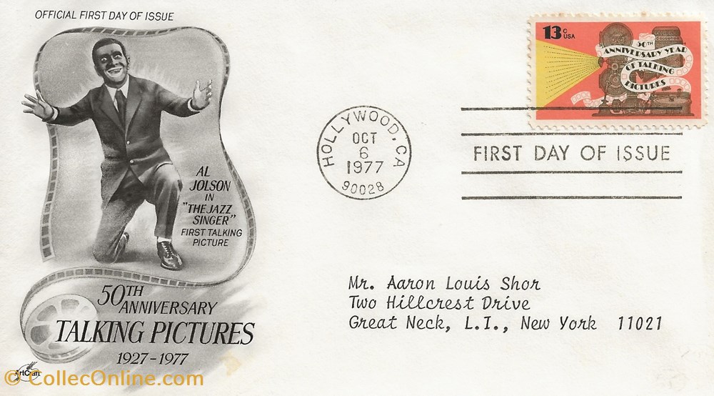 Hollywood (Etats-Unis) 1977 50th anniversary Taking Pictures timbres hollywood etats unis 1977 50th anniversary taking pictures