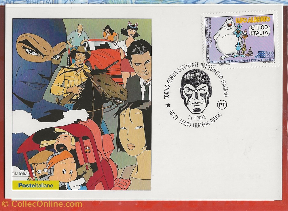 timbres torino italie 2018 torino comics eccellenze del fumetto italiano