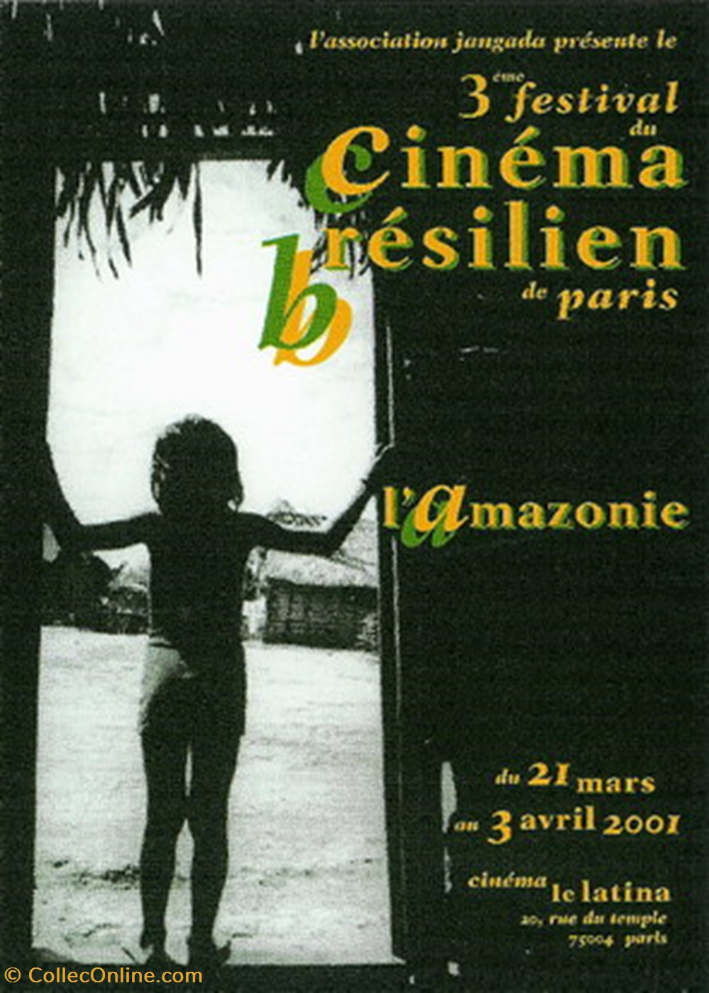 Paris Festival de cinéma brésilien 2001 cartes postales autres paris festival de cinema bresilien 2001
