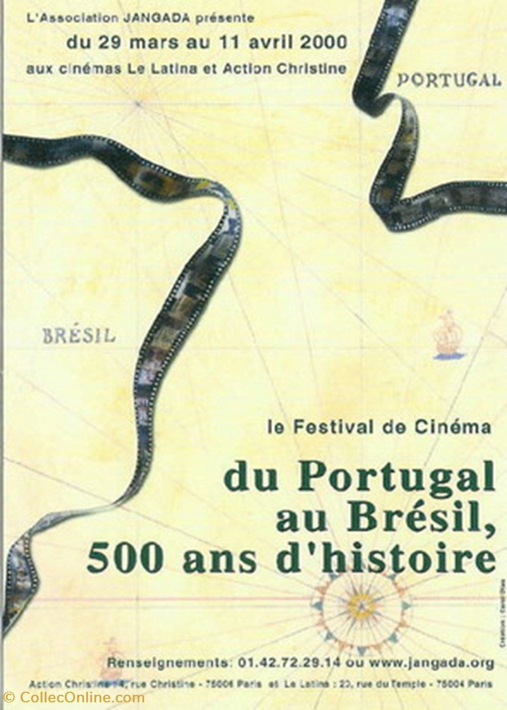 cartes postales autres paris festival de cinema du portugal au bresil 2000