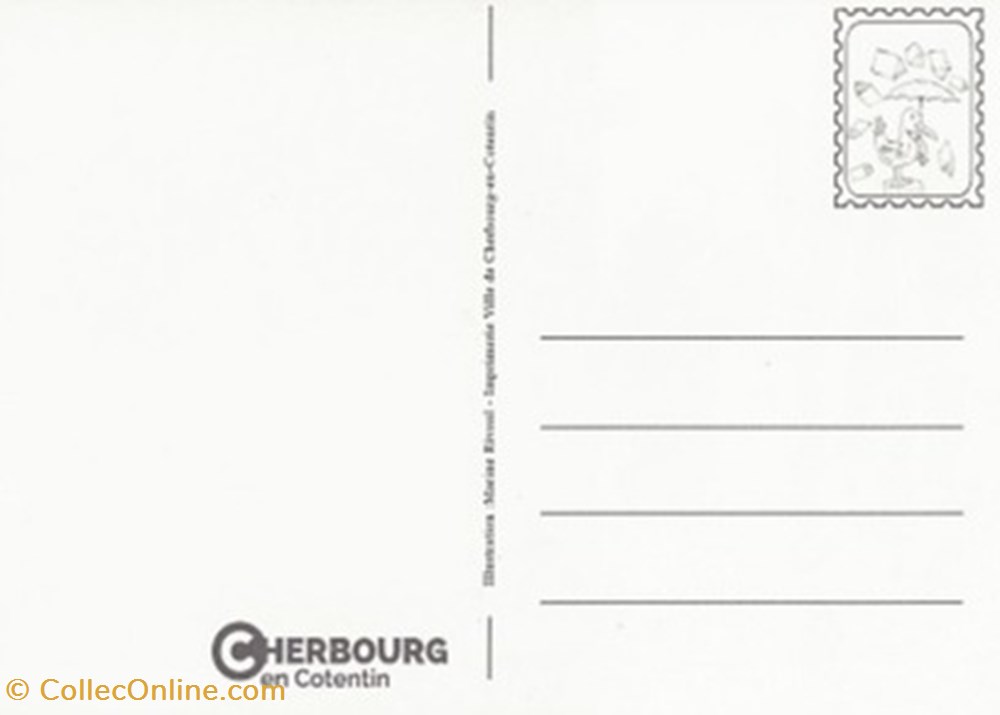 cartes postales bande dessinee cherbourg 50 2018