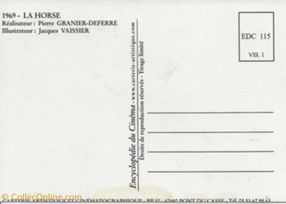 La horse cartes postales autres la horse