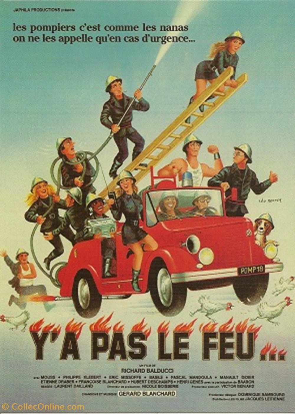 cartes postales autres y a pas le feu