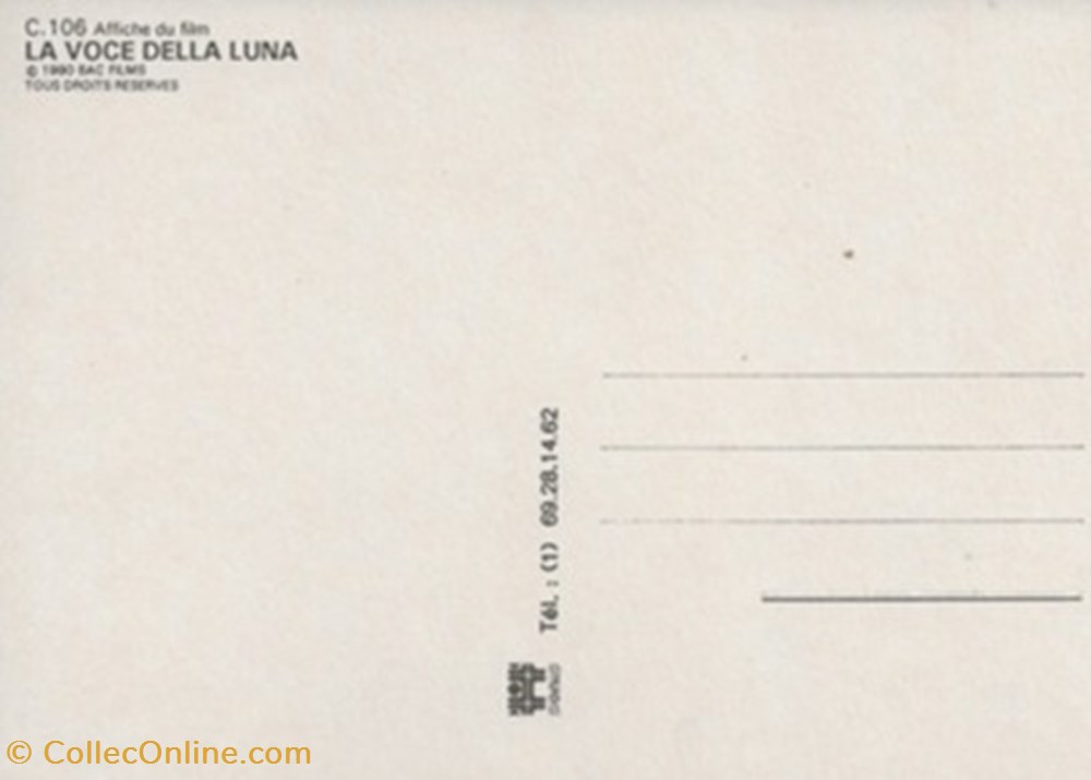 La voce della luna cartes postales autres la voce della luna