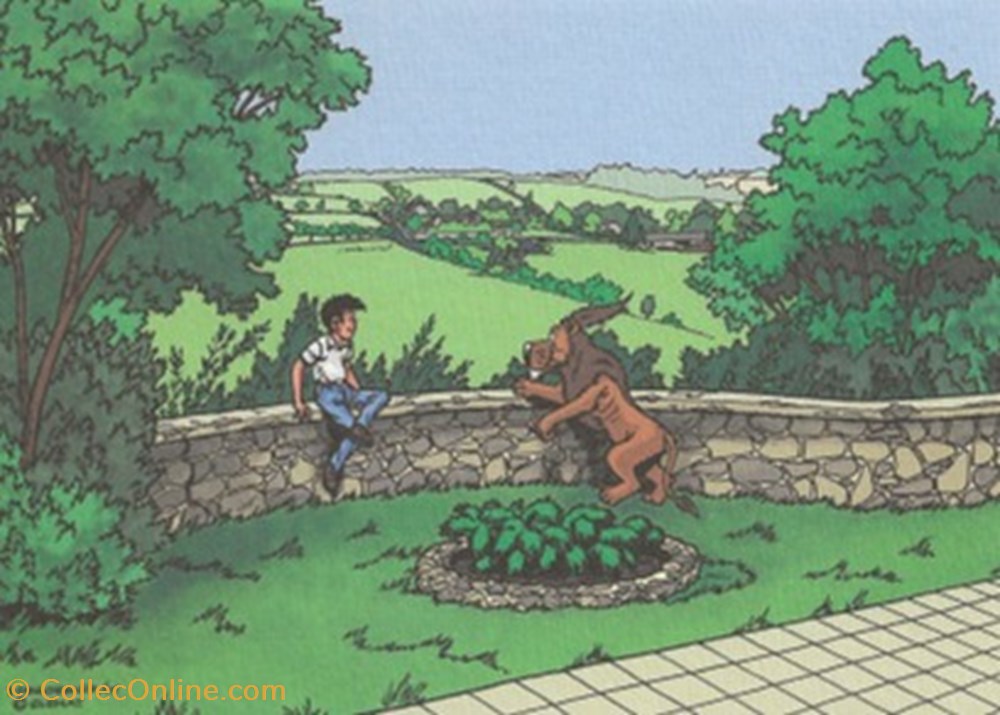 Ligugé (86) 2007 cartes postales bande dessinee liguge 86 2007