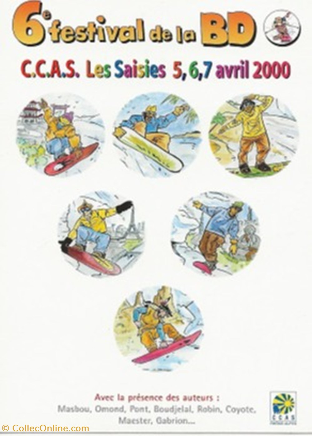 Les Saisies (73) 2000 cartes postales bande dessinee les saisies 73 2000