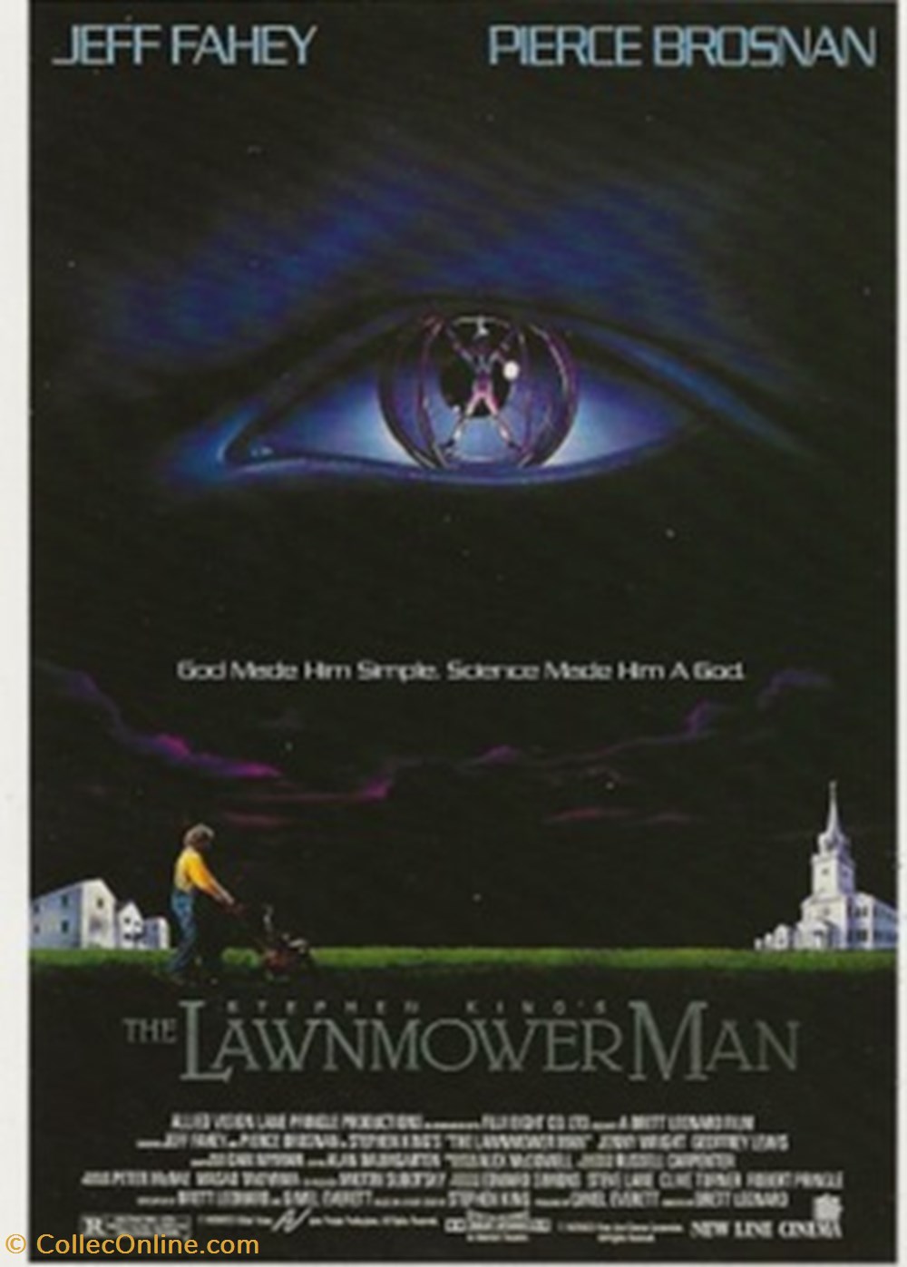 The lawnmower man cartes postales autres the lawnmower man