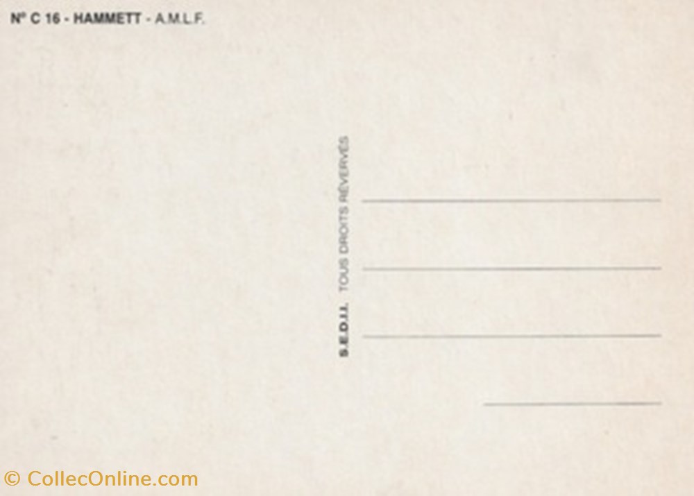 Hammett cartes postales autres hammett