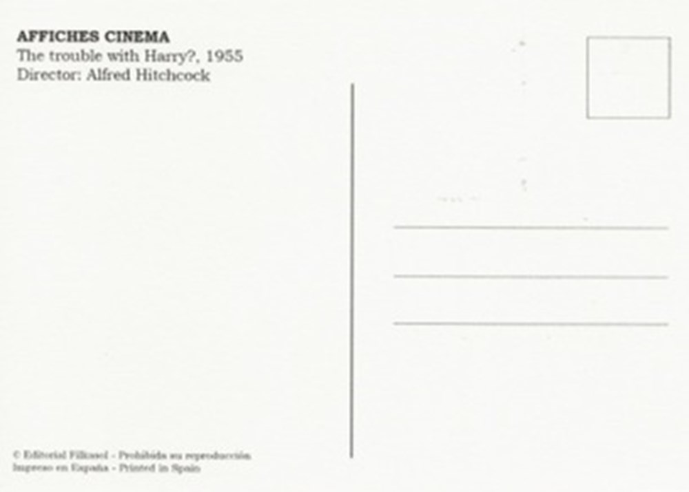 cartes postales autres the trouble with harry