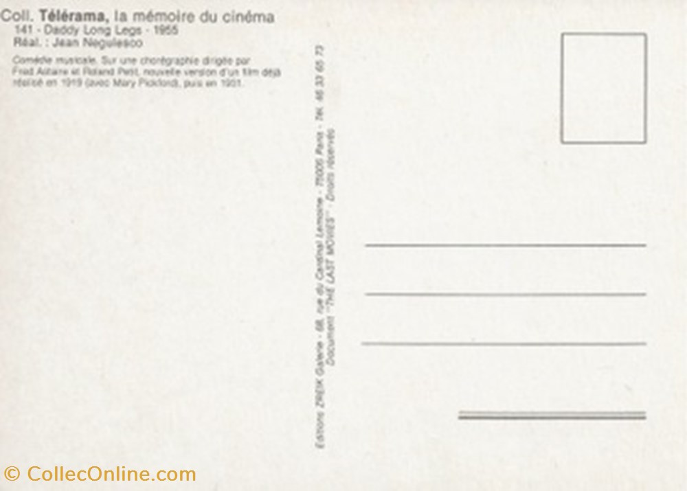 cartes postales autres papa longues jambes