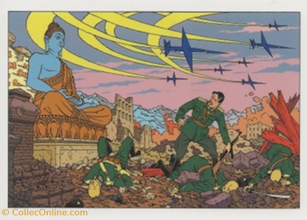 Blake et Mortimer cartes postales bande dessinee blake et mortimer