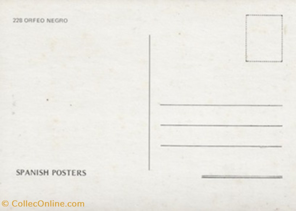 Orfeu negro cartes postales autres orfeu negro