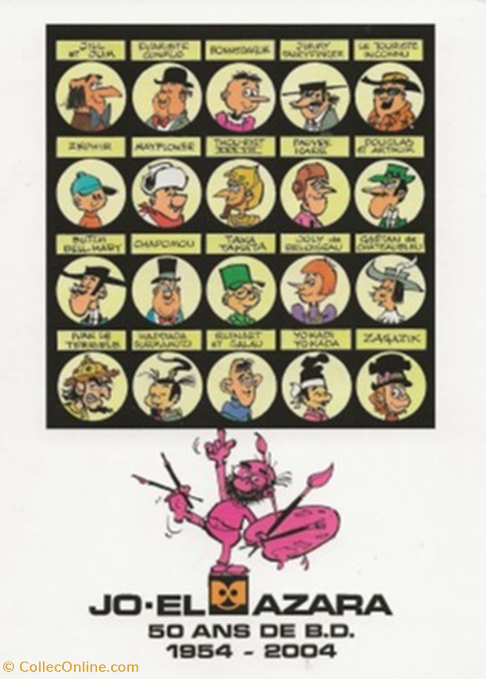 Taka Takata cartes postales bande dessinee taka takata
