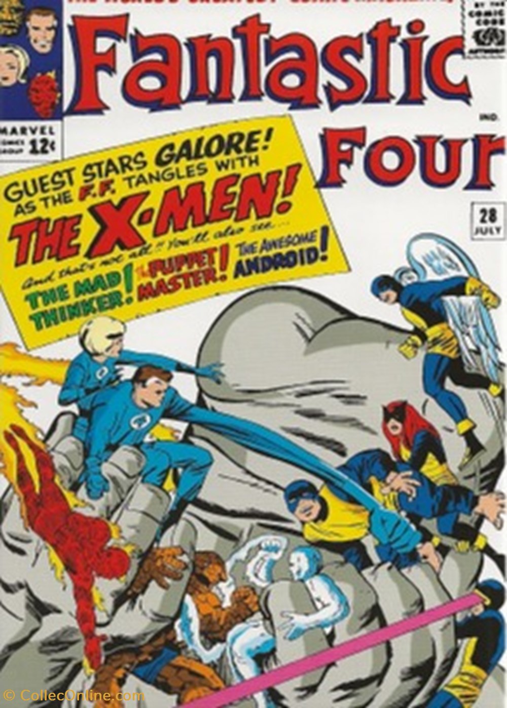 cartes postales bande dessinee marvel