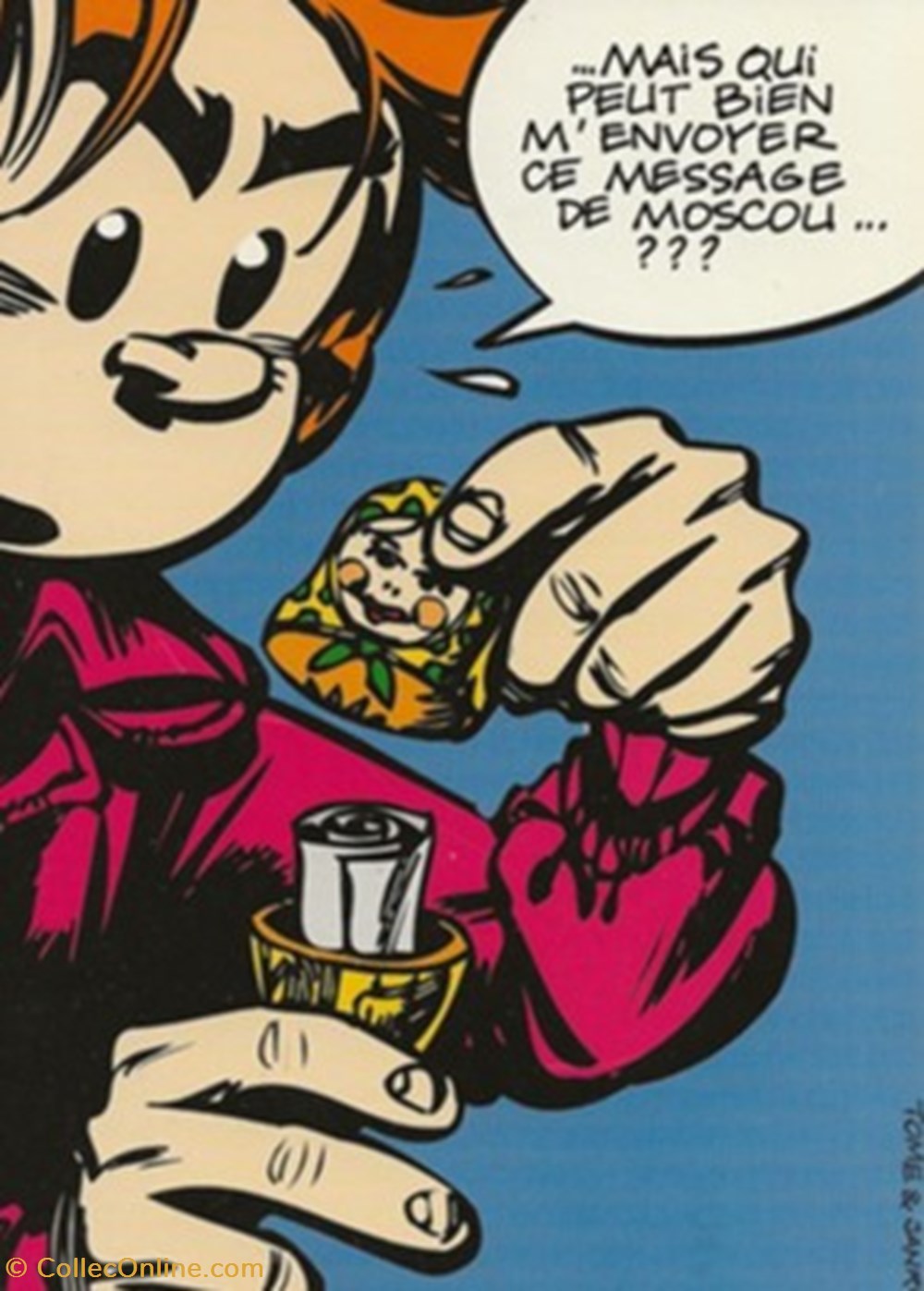 Spirou cartes postales bande dessinee spirou