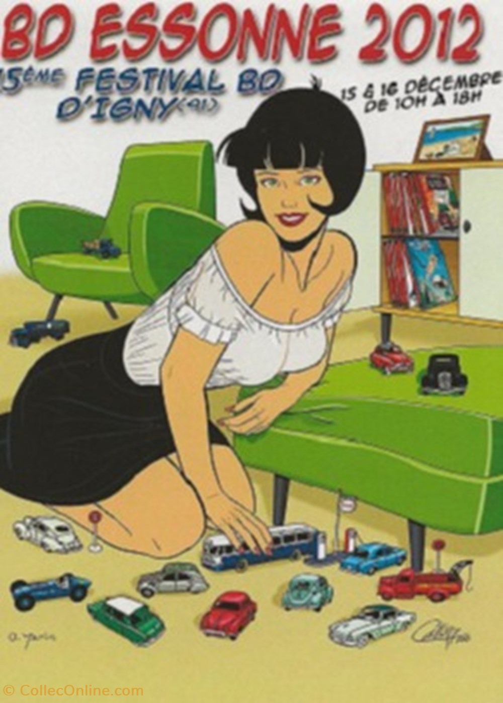 Igny (91) 2012 cartes postales bande dessinee igny 91 2012