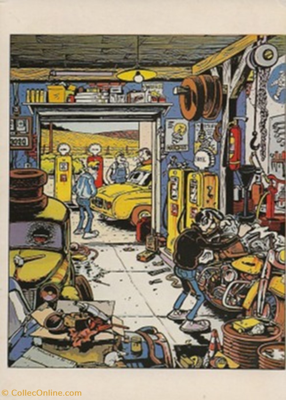 Lucien cartes postales bande dessinee lucien