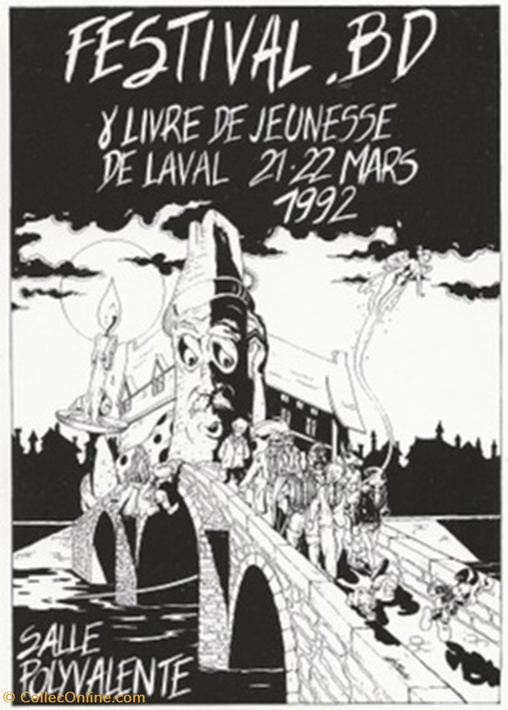 Laval (55) 1992 cartes postales bande dessinee laval 55 1992