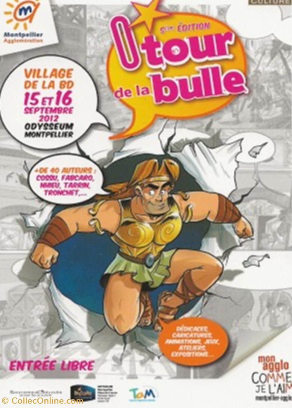 Montpellier (34) 2012 cartes postales bande dessinee montpellier 34 2012