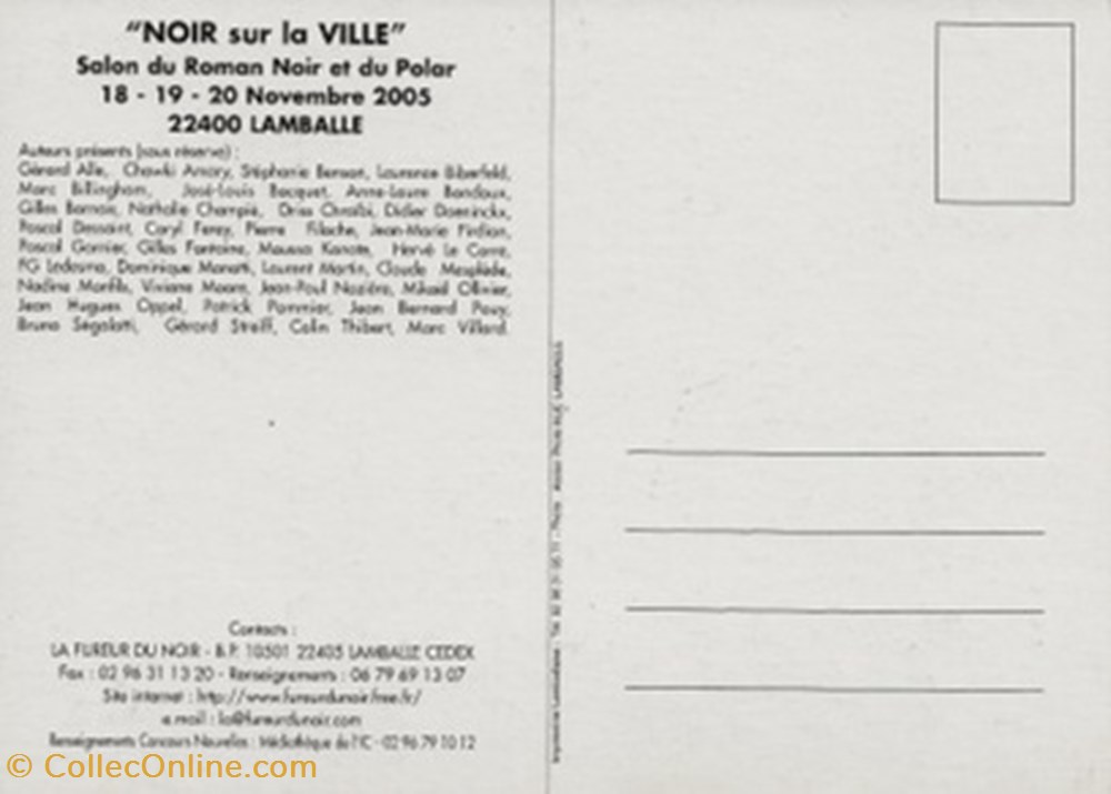 cartes postales bande dessinee lamballe 22 2005