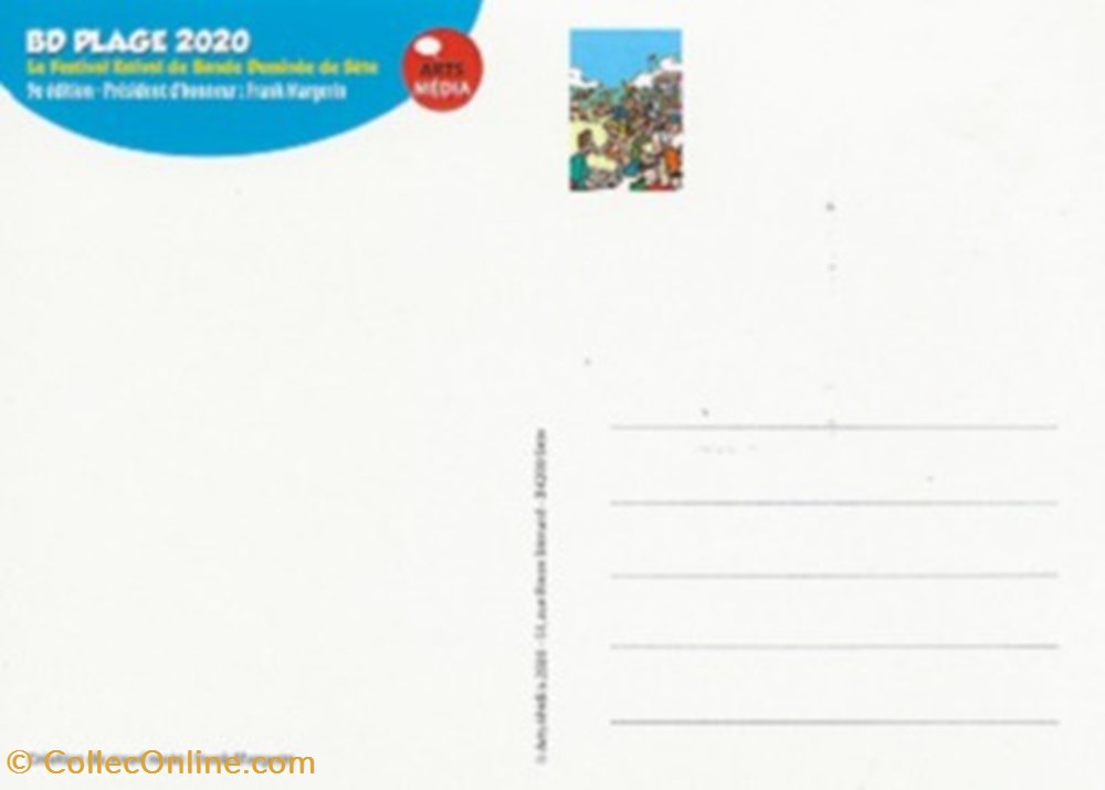 Sète (34) 2020 cartes postales bande dessinee sete 34 2020